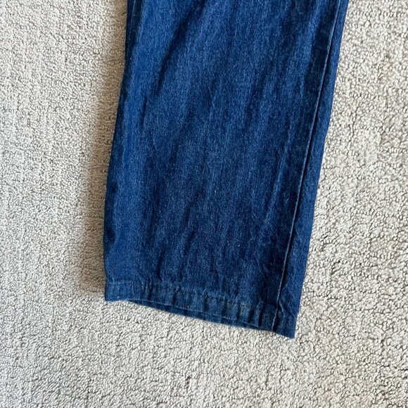Naked & Famous Men’s Skinny Guy Jeans Sz 33x32 Dungaree Selvedge Blue Denim - Picture 5 of 16